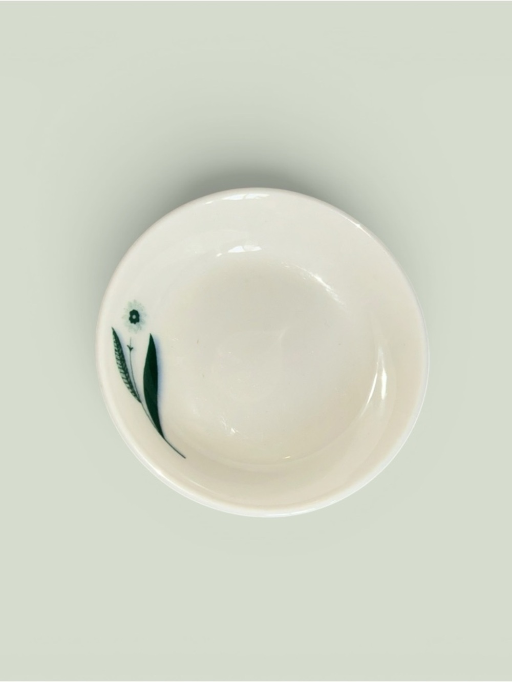 GREEN FIELD by Homer Laughlin Dessert Sauce Bowl Restaurant Ware Vintage USA
